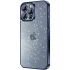 TPU+PC чохол з блискітками на Apple iPhone 14 (6.1") – Dark Blue. Фото 3 з 9