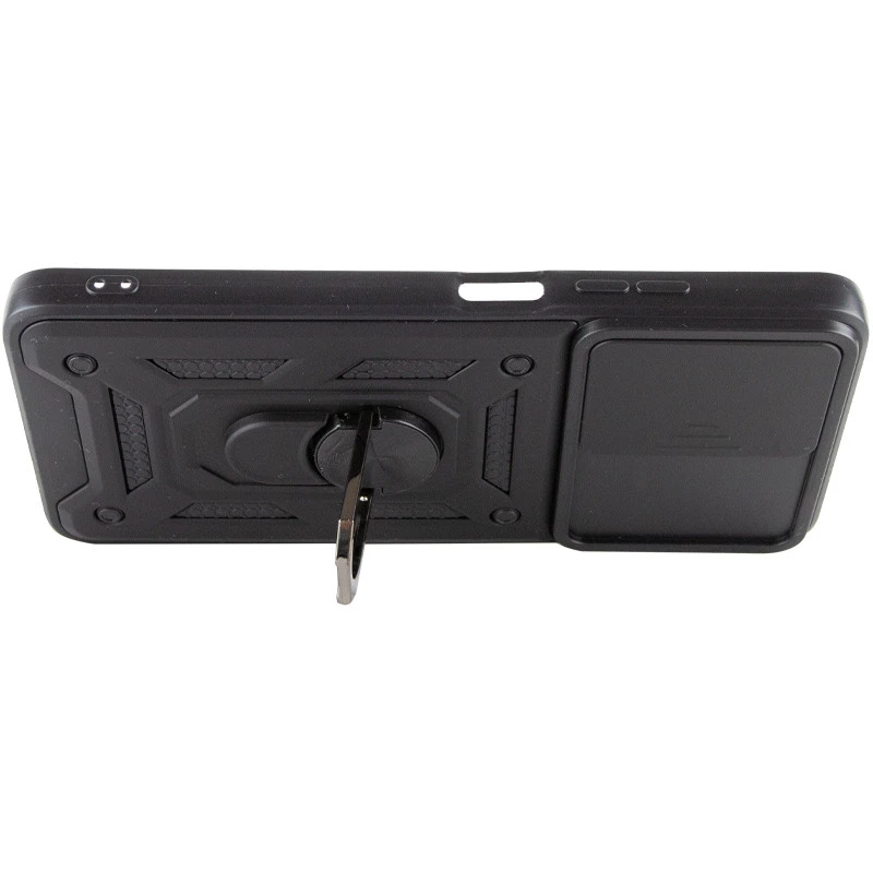 Удароміцний чохол Ummi Camshield Serge Ring (in box) для Xiaomi Redmi Note 12 4G – Чорний / Black. Фото 4 з 4