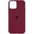 Чохол Silicone Case з закритим низом на Apple iPhone 11 (6.1") – Бордовий / Plum. Фото 1 з 1
