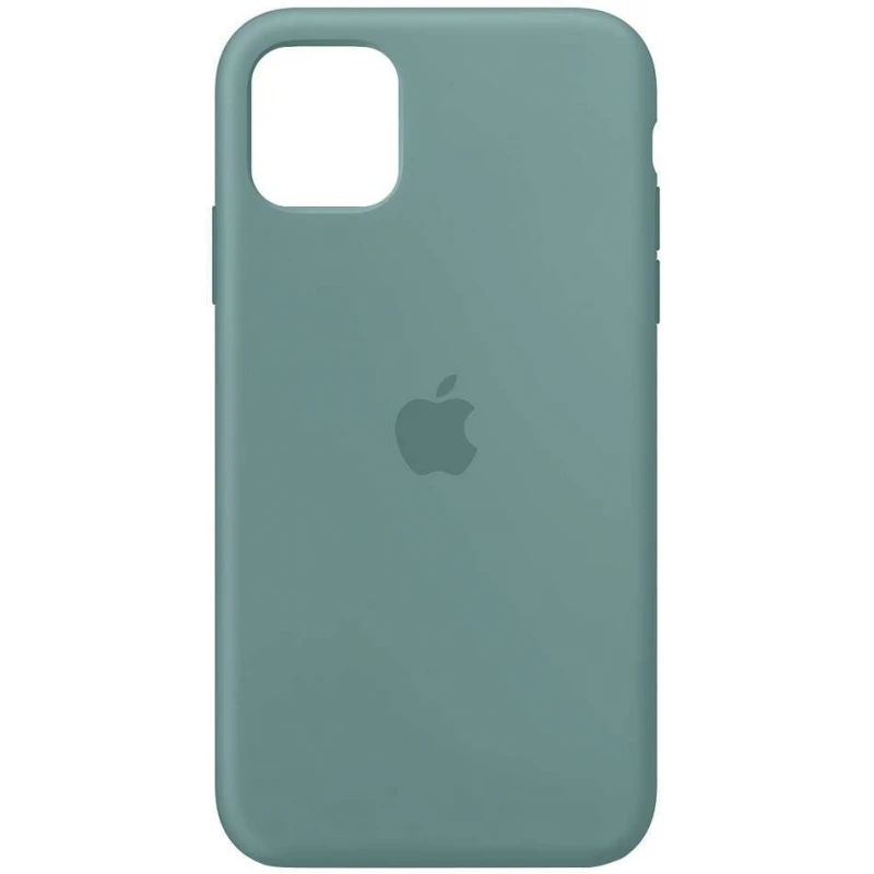 

Чехол Silicone Case с закрытым низом для Apple iPhone 11 Pro (5.8") (Зеленый / Cactus), Зелений / cactus