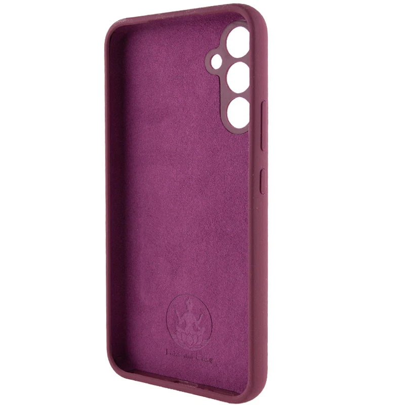 Чохол Silicone Case Lakshmi Premium із закритою камерою для Samsung Galaxy A55 – Бордовий / Plum. Фото 4 з 6