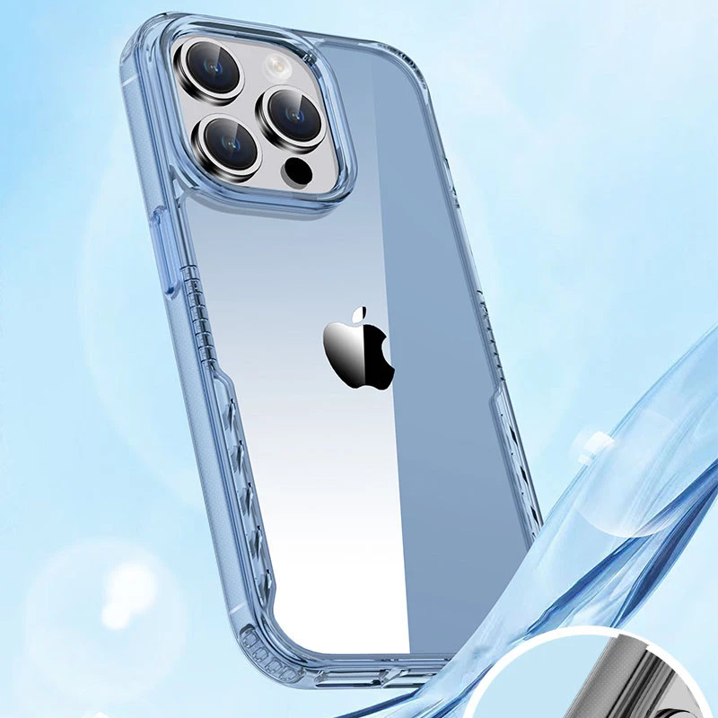 Ребристий силіконовий чохол на Apple iPhone 14 Pro Max (6.7") – Blue. Фото 3 з 5