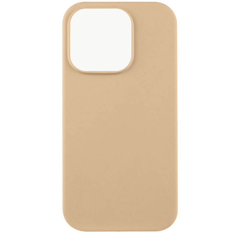 Чохол з закритим низом Silicone Case на Apple iPhone 17 Pro (6.3") – Бежевий / Desert Gold. Фото 2 з 2