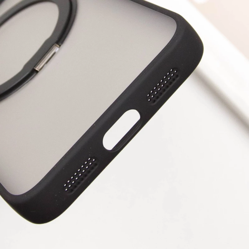 TPU чехол с MagSafe и кольцом для Google Pixel 8a – Black. Фото 12 из 13