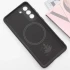 Чохол Silicone Cover Lakshmi Full Camera (AA) with Magnetic Fit для Samsung Galaxy S21 FE – Чорний / Black. Фото 3 з 4