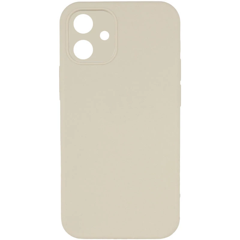 Чехол Silicone Case Square L с защитой камеры для Apple iPhone 11 (6.1") – Бежевый / Antigue White. Фото 1 из 3