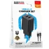 МЗП Borofone BAS81A Star 10.5W (2USB-A) + кабель USB to MicroUSB – Black. Фото 2 з 3