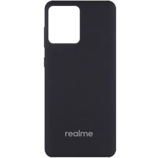 Чехол Silicone Case с закрытым низом и защитой камеры для Realme C30 фото 1 из 2