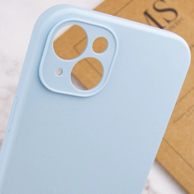 Чохол Silk Full Camera Protective (AA) NO LOGO для Apple iPhone 15 (6.1") – Блакитний / Sweet Blue. Фото 6 з 6
