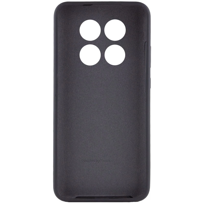 Чехол Silicone Case с закрытым низом и защитой камеры для Xiaomi Redmi Note 14 Pro 4G – Черный / Black. Фото 2 из 3