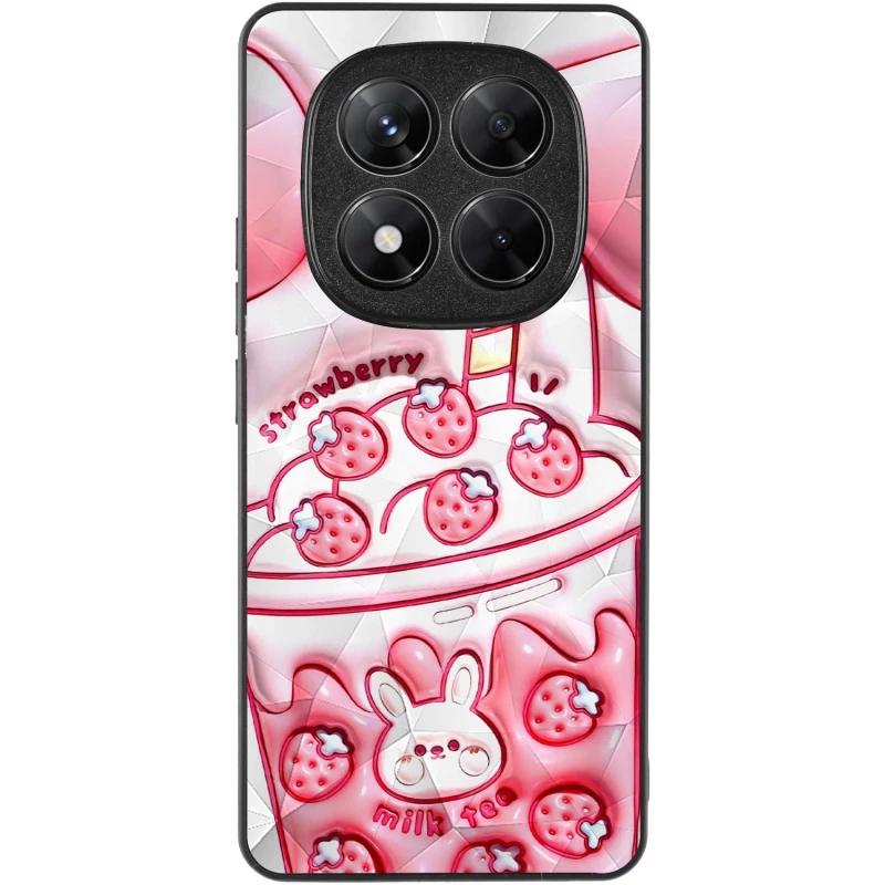 Чехол Prisma Plush для Xiaomi Redmi Note 14 4G (Int. version) – Strawberry. Фото 2 из 4