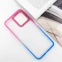 Силіконовий чохол фреш на Xiaomi Redmi 12 – Синій / Рожевий. Фото 4 з 6