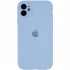 Чохол Silicone Case з захистом камери на Apple iPhone 12 (6.1") – Блакитний / Lilac Blue. Фото 1 з 2