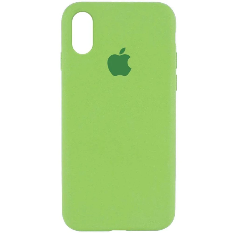 

Чохол Silicone Case з закритим низом на Apple iPhone XR (6.1") (М'ятний / Mint)