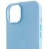 Кожаный чехол Leather Case с MagSafe для Apple iPhone 12 Pro Max (6.7") – Blue. Фото 8 из 9