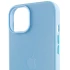 Кожаный чехол Leather Case с MagSafe для Apple iPhone 14 (6.1") – Blue. Фото 7 из 9