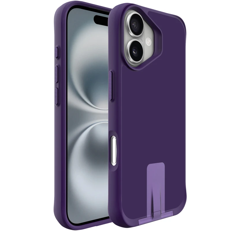 TPU+PC чохол Space Taurustar Magsafe with kickstand для Apple iPhone 16 – Deep Blue. Фото 1 з 6