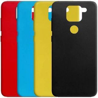 Цветной силиконовый чехол для Xiaomi Redmi Note 9 / Redmi 10X фото 1 из 2