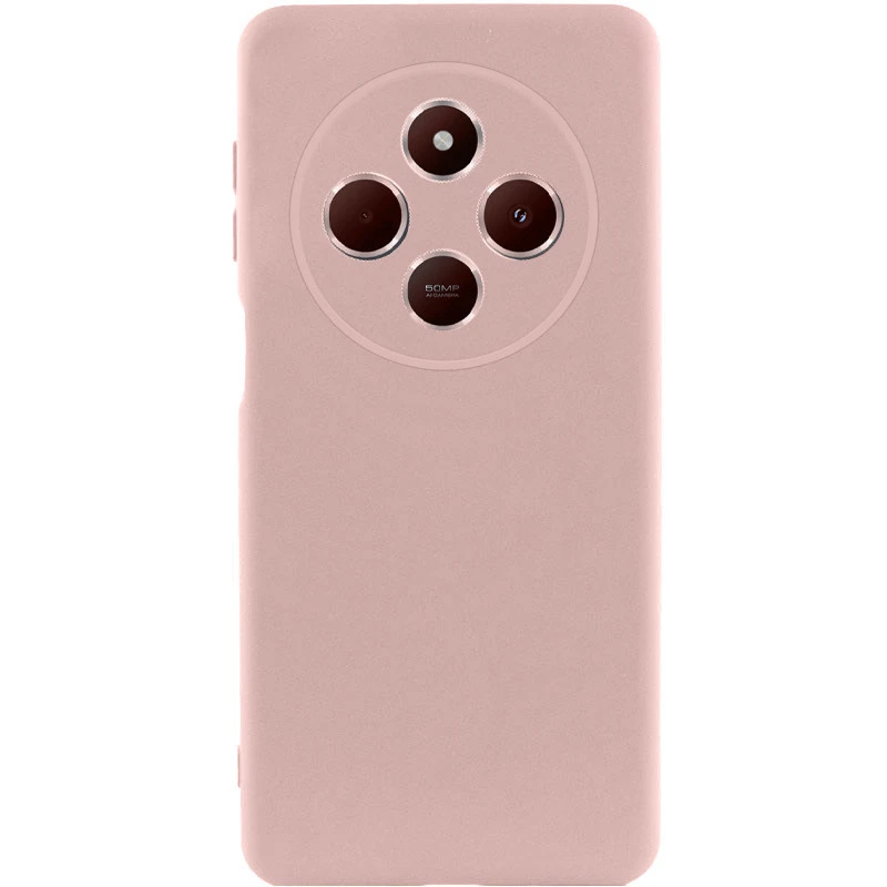 Чохол Silicone Case Lakshmi Premium із закритою камерою для Xiaomi Redmi 14C / Poco C75 – Рожевий / Pink Sand. Фото 1 з 6