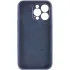 Чехол Silk Full Protective (AA) NO LOGO для Apple iPhone 16 Pro – Темно-синий / Midnight blue. Фото 6 из 12