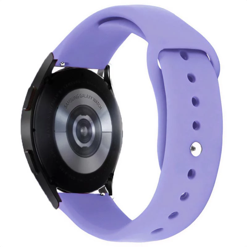 Силіконовий ремінець Sport для Smart Watch 20mm – Бузковий / Light Elegant Purple. Фото 3 з 3