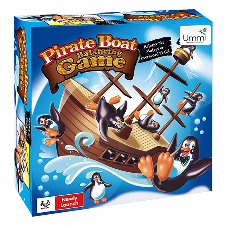 Настільна інтерактивна гра Ummi 707-61 Pirate Boat Balancing Game – Brown. Фото 2 з 6