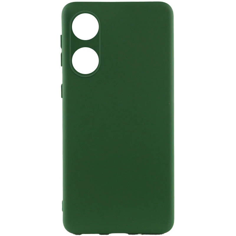 

Чехол Silicone Case Lakshmi Premium з закритою камерою на Oppo A78 4G (Зеленый / Cyprus Green), Зелений / cyprus green