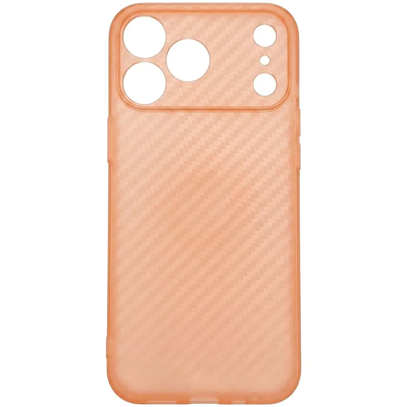 Чехол Getman Carbon Ultra Slim для Apple iPhone 18 Pro Max – Orange. Фото 2 из 2