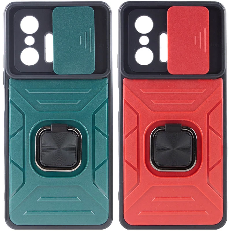 Протиударний чохол Flash зі шторкою для камери та кільцем на Xiaomi 11T / 11T Pro фото 2 з 2