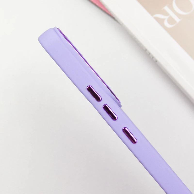 TPU+PC чохол Accent на Xiaomi Poco C75 – White / Purple. Фото 4 з 6