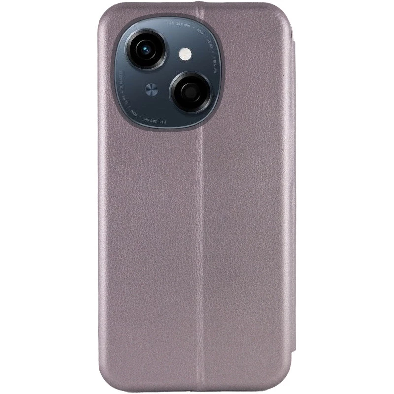 Чехол-книжка классический для TECNO Spark Go 1 – Серый. Фото 2 из 4