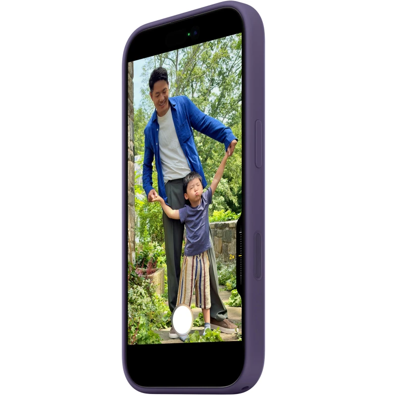 Чохол Silicone case (AAA) with Magsafe and Animation для Apple iPhone 17 (6.3") – Purple Fog. Фото 2 з 2