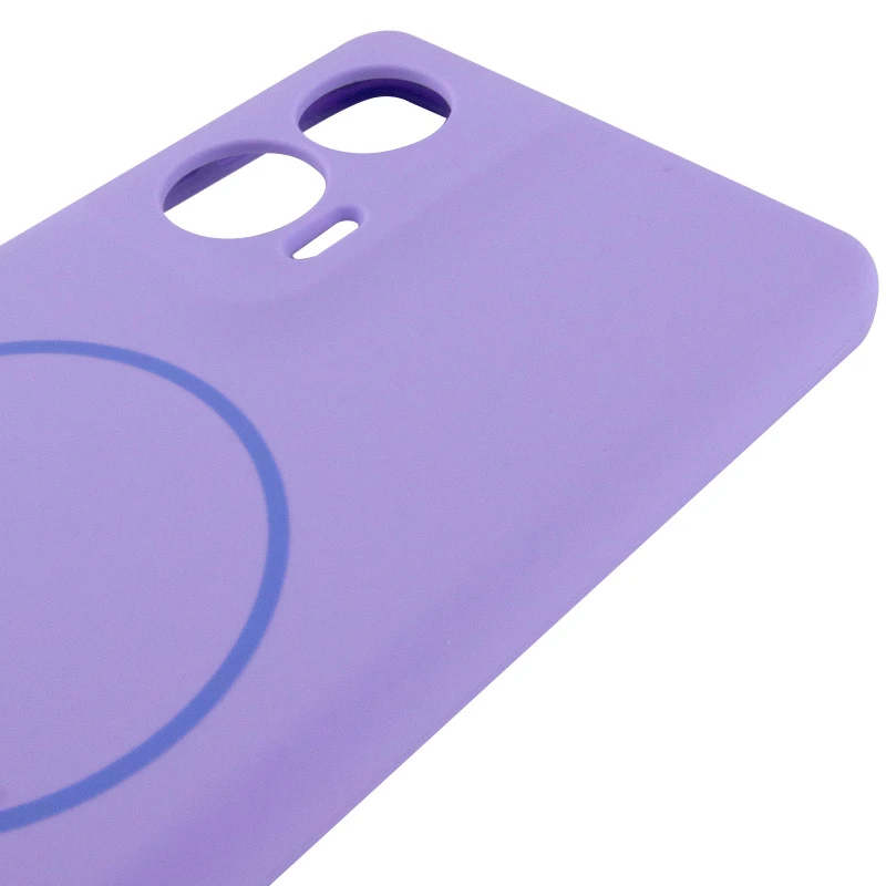 Чохол Silicone Cover Lakshmi Full Camera (AA) with Magnetic Fit для Motorola Edge 50 Fusion – Бузковий / Dasheen. Фото 8 з 10