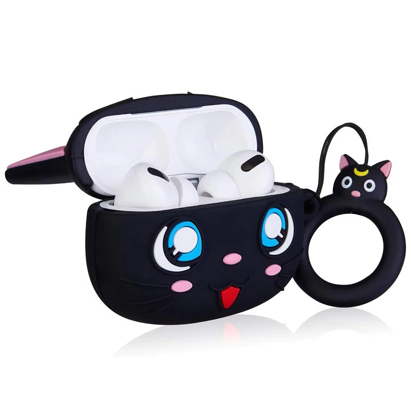 Силиконовый футляр Cartoons&Heroes для наушников AirPods Pro + кольцо – Артемис. Фото 2 из 3