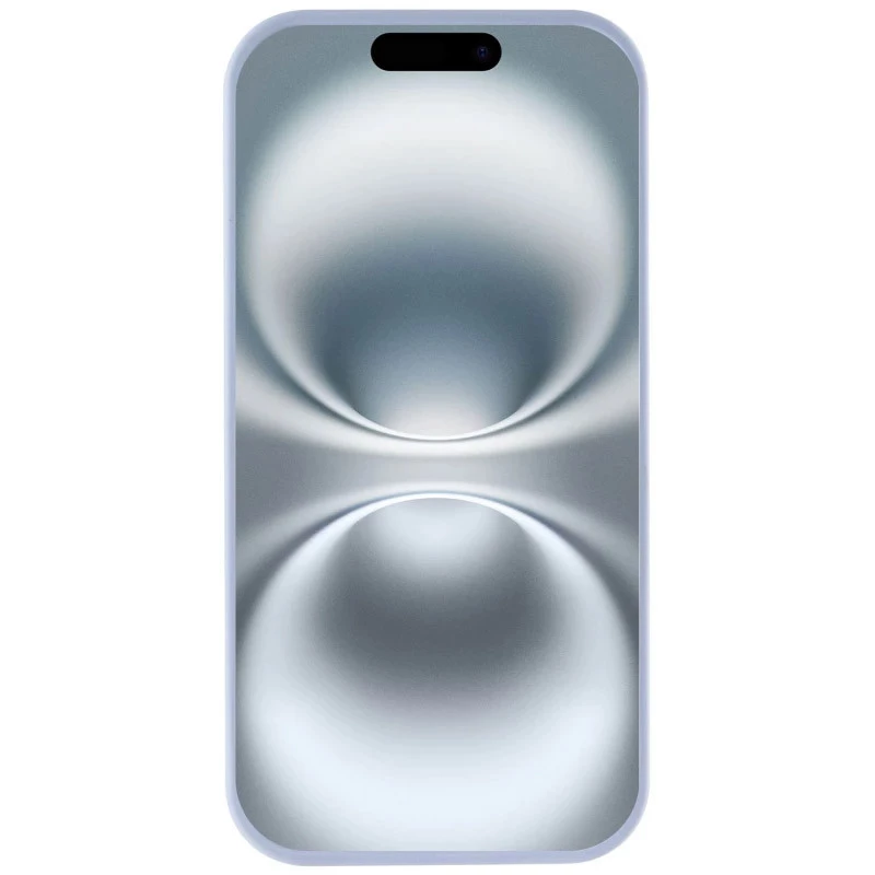 Чохол Silicone Case з закритим низом на Apple iPhone 17e (6.1") – Блакитний / Lilac Blue. Фото 3 з 6