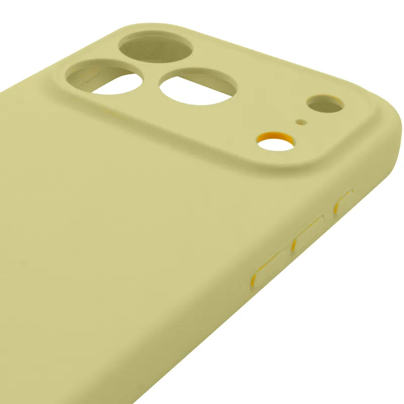 Чехол Silk Full Camera Protective (AA) NO LOGO для Apple iPhone 17 Pro Max (6.9") – Желтый / Mellow Yellow. Фото 4 из 5