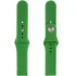 Силиконовый ремешок Sport для Xiaomi Amazfit/Samsung 22 mm – Зеленый / Green. Фото 1 из 1