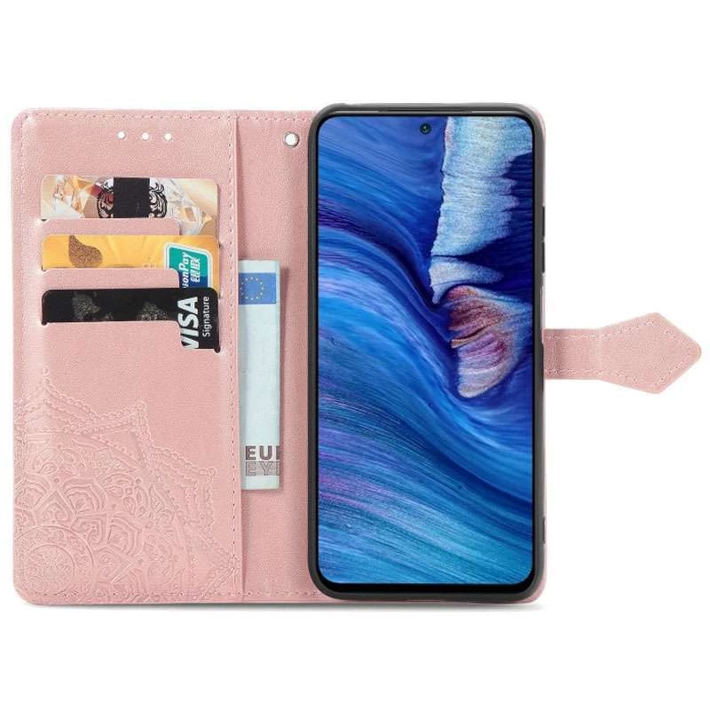 Чохол-книжка Art Case на Xiaomi Poco M3 Pro 4G / 5G – Рожевий. Фото 3 з 5