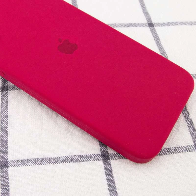 Чохол Silicone Case Square з захистом камери на Apple iPhone 11 (6.1") – Червоний / Rose Red. Фото 2 з 3