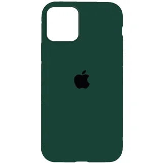 Чехол Silk Full Protective (AA) для Apple iPhone 15 (6.1") — Зеленый / Forest green