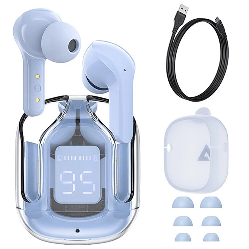 Беспроводные TWS наушники Acefast T6 (AFT6) – Ice Blue. Фото 5 из 5