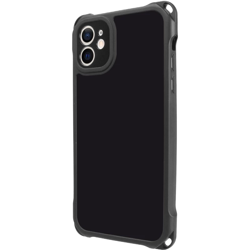 Силіконовий чохол CrossBody зі шнурком для Apple iPhone 12 (6.1") – Black. Фото 3 з 11