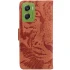 Кожаный чехол-книжка Tiger для Motorola Moto G06 – Brown. Фото 2 из 5