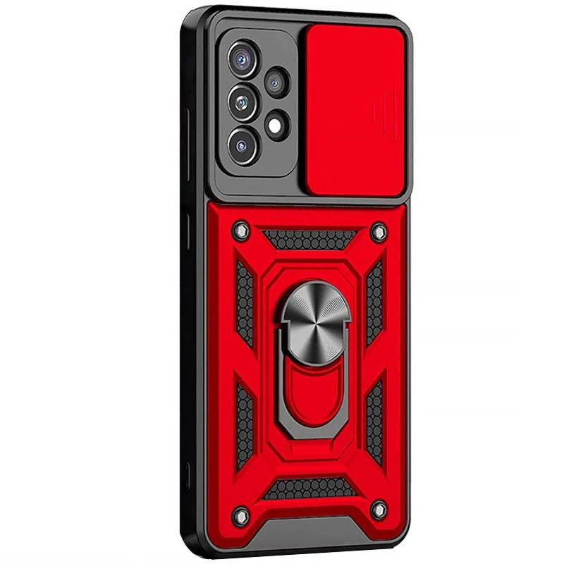 Ударопрочный чехол Ummi Camshield Serge Ring (in box) для Samsung Galaxy A53 5G – Красный / Red. Фото 1 из 4