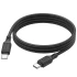 Дата кабель Hoco X90 Cool silicone Type-C to Type-C 60W (1m) – Black. Фото 4 з 6