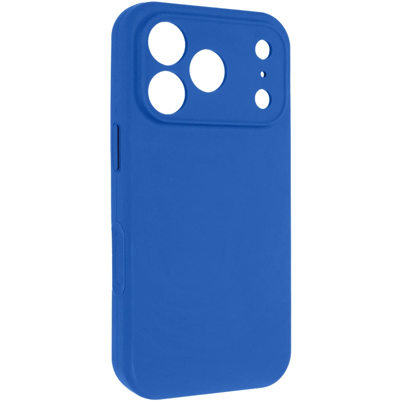 Чехол Silk Full Camera Protective (AA) NO LOGO для Apple iPhone 17 Pro (6.3") – Синий / Capri Blue. Фото 2 из 9
