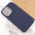 Чехол с закрытым низом Silicone Case для Apple iPhone 16 Plus – Темно-синий / Midnight blue. Фото 6 из 6
