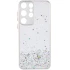 Чехол с блестками и защитой камеры для Samsung Galaxy S23 Ultra – Прозрачный. Фото 4 из 11