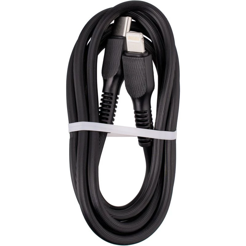 АЗУ Gelius Inch Twix GP-CC010L USB+Type-C (QC/PD30W) + Type-C to Lightning – Black. Фото 3 из 6