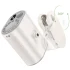 Портативний вентилятор Hoco HX609 handheld folding fan 3600 mAh – White. Фото 5 з 6